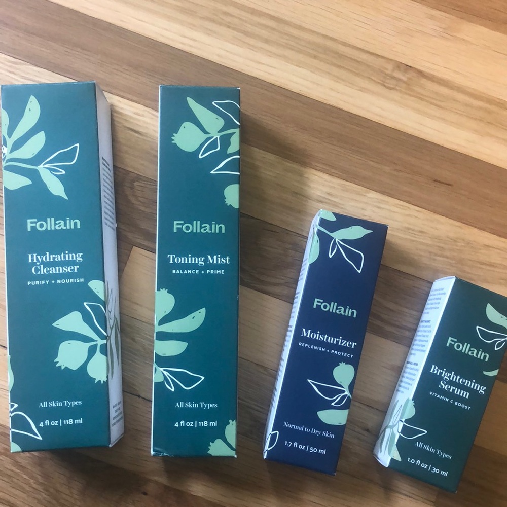 Follain skincare set